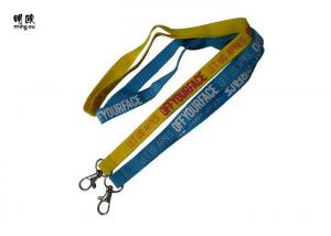 China Personalised ID Badge Holder Lanyard With Silk Screen Print Logo on sale