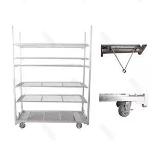China Waterproof Pp Caster Durable Agricultural Planting Cc Danish Trolleys on sale