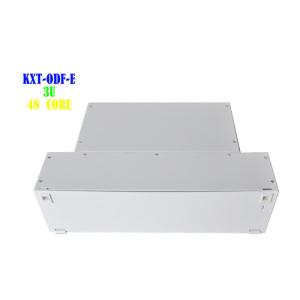 Power Rack Fiber Patch Panel SC FC Cold Rolled Gray Color Easy To Maintenance