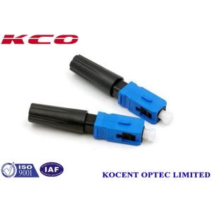 SC UPC Fast Connector with No Special Assembling Tool Factory-Installed Fiber