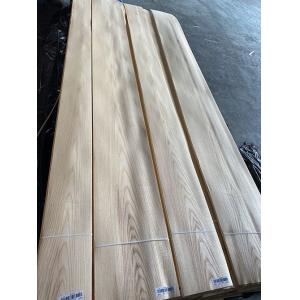 Width 12cm White Ash Wood Veneer Plain Sliced Panel C Grade OEM