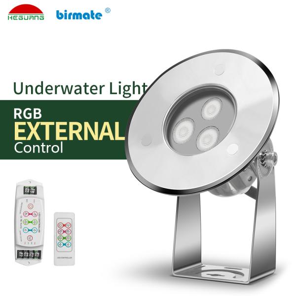 Buy FCC 130ma LED Underwater Swimming Pool Lights 90LM SMD3535 Rgb at wholesale prices