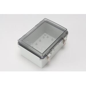 IP65 Hinged Plastic Enclosures Weatherproof With SS Latch