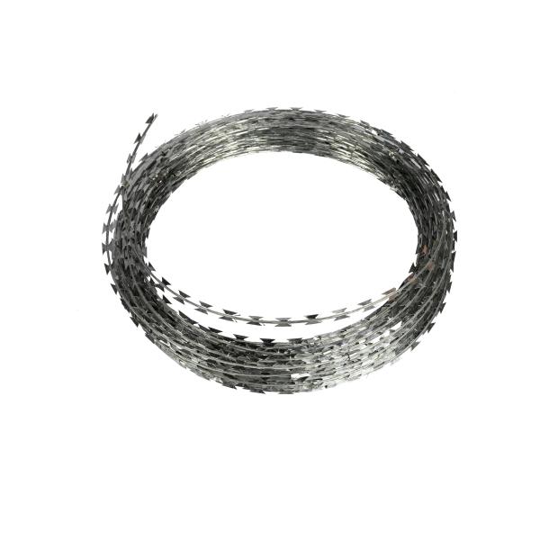 Razor Fencing Wire Bto-22 Hot Dipped Galvanized Concertina Razor Wire