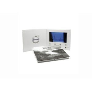 Gold Stamping Direct Mail Video Card With 1200mah Rechargeable Battery