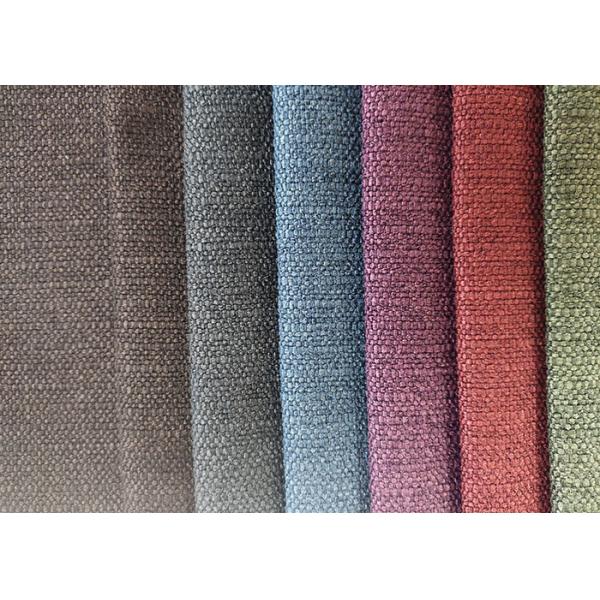 Buy 335gsm Linen Sofa Fabric Dress Shirt Knitted Pure Polyester at wholesale prices