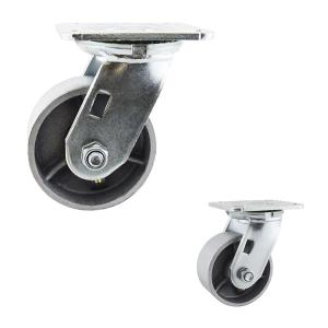 Roller Bearing 4 Inch Swivel Cast Iron Wheels For Furniture