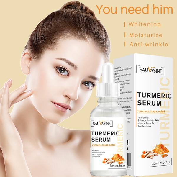 30ml Turmeric Essence Face Serum Dark Spot Corrector Serum Formaldehyde Free