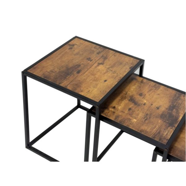 Metal Side Table Living Room Furniture with Modern Design and Luxury Gold Finish