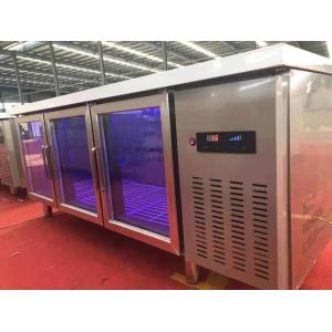 Direct Cooling Stainless Steel Freezers Refrigeration Facilities 1380L