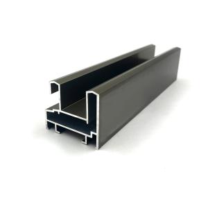 Black T8 6061 Aluminum Window Profiles Max 7.0m Length