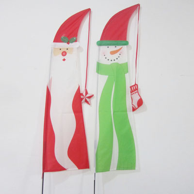 Buy Christmas Garde Flag Santa Claus and snowman at wholesale prices