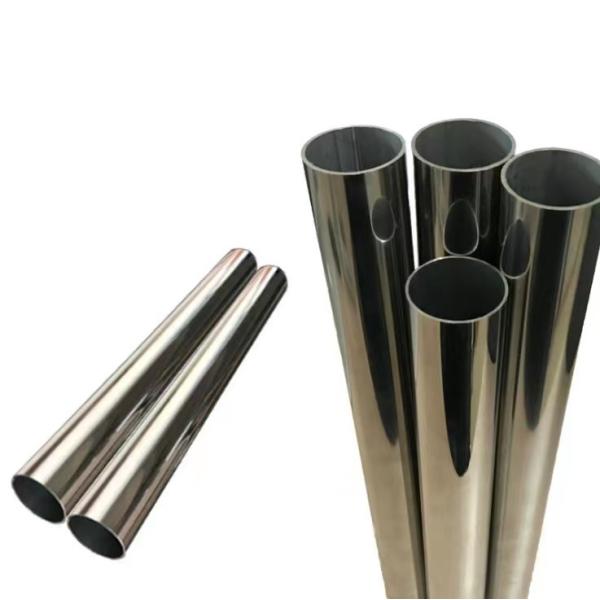 Wleded Stainless Steel Pipe Tube SS Pipe Grade 201 304 316L Polishing 400# Outside in 6m Length