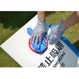 China Antibacterial 2.0g Disposable TPE Gloves For Food Industry on sale