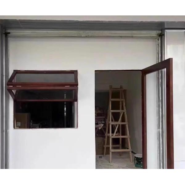 High-efficiency casement windows with 6063-T5 aluminum profile and powder coated surface treatment for residential houses