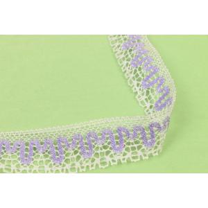 Recyclable Cotton Crochet Lace Trim Reusable Unstretched Contrast Patterned