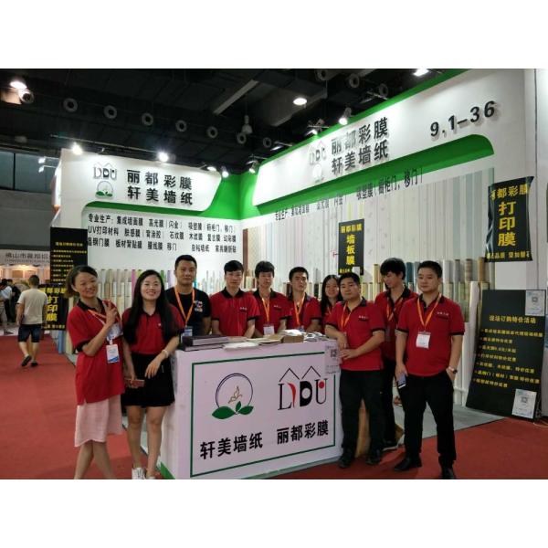 Modern Design Style Crystal TPH Fire Resistance Self Adhesive Wallpaper Sticker for Wall and Floor in Plain Color