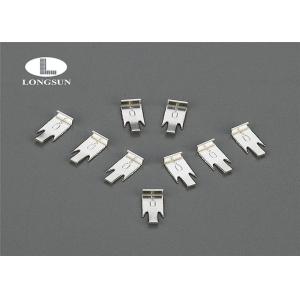 Contact Component Stamping Parts / Brass Electrical Spring Contacts For