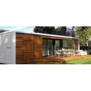 Luxury Villa Prefabricated Detachable Container House Wooden With Plastic Steel
