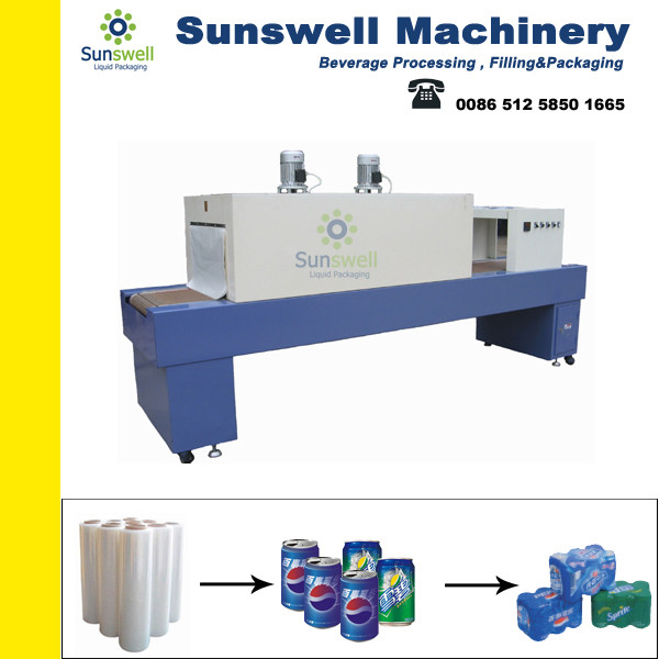 Buy Semi-auto Shrink Packaging Equipment , Bottle Film Shrink Wrapping Machine at wholesale prices