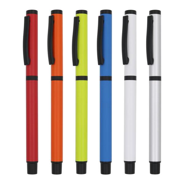 Buy Multi Color Classic Roller Ball Pen 1.0mm Plug In Type Design For School Office at wholesale prices