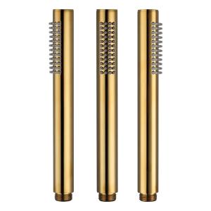 Cylinder-shaped handheld showerhead shower: Spray with a showerhead hose