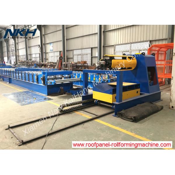 Buy 10 Tons Hydraulic Decoiler 1250mm Coil Width Tapered Wedge Design at wholesale prices