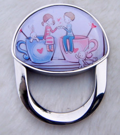 bag hanger infolding, unfoldable bag hanger , foldable bag hanger, fashionable