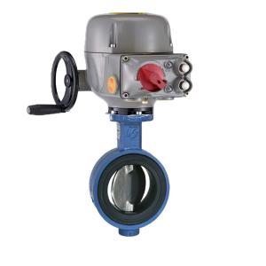 Control Valve Keystone Butterfly Valve With Electric Actuator EPI2 For Heavy