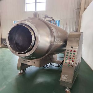 80kg/batch Capacity Gas Heating Roller Roaster with 1.7kw Power for Nuts and