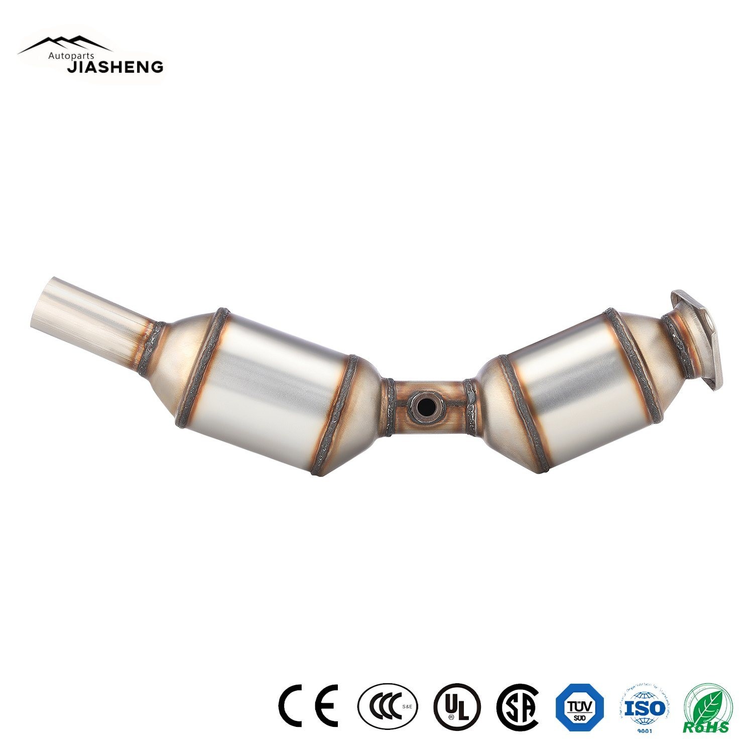 auto Motorcycle Exhaust With Catalytic Converter Transmission Noise