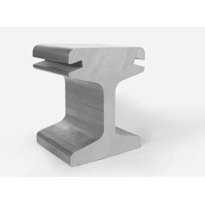 Transportation Extruded Aluminium Profile Guide Rail Anodic Oxidation Surface