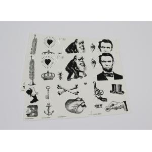 Black temporary tattoo