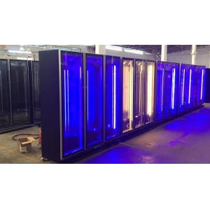 Commercial Full Glass Door Display Fridge Refrigerated Showcase Upright Beer