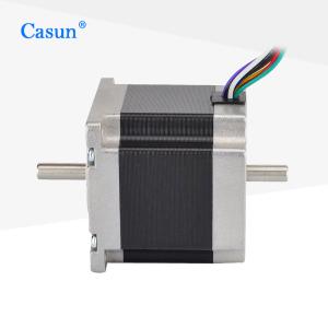 China Dual Shaft 1.8 Degree 4 Phase 1.26N.m DC NEMA 23 Hybrid Stepper Motor CNC Robot on sale