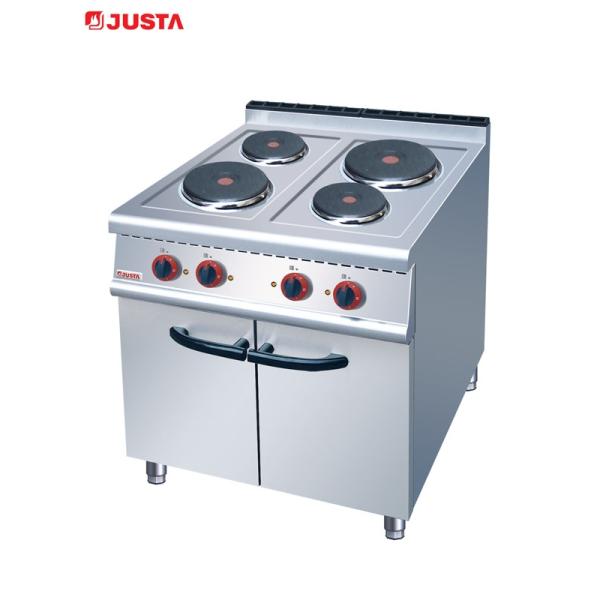 JUSTA Electric 4-Plate Range Burner Cooking Range With Cabinet Western