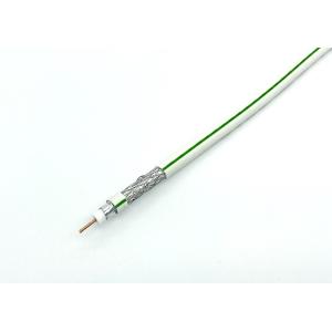 SAT703B 1.13mm CU 75 Ohm Coaxial Cable Green Strips Line For Satellite SATV