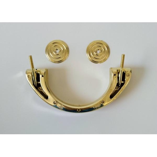 HP015 size 21.5x8.6cm gold color Plastic coffin handle and Casket Fittings