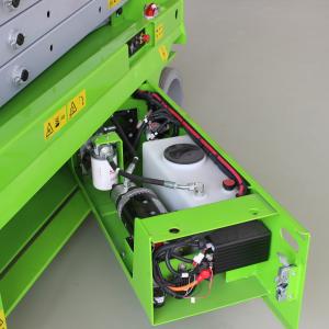 Electric working height 14m with 320kg capacity hydraulic scissor lift for
