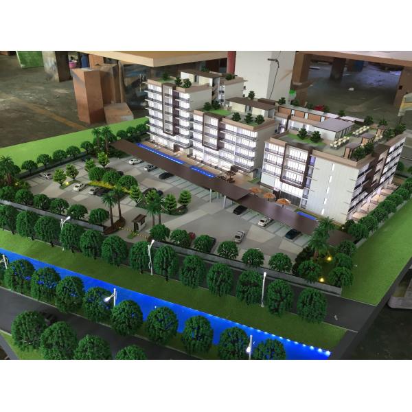 Led lighting architectural modeling supplies, real estate scale mockup with details