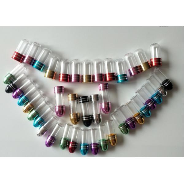 Buy 44mm Small Plastic Pill Containers Pink One Capsule Packaging at wholesale prices