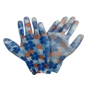 Wear Resistant Garden Work Gloves , Floral Womens Gardening Gloves