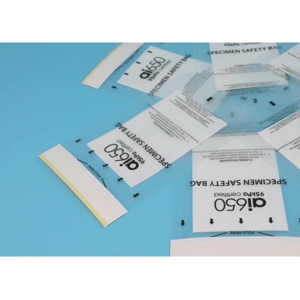 Buy 95 kPa Pressure Bag with absorbent pads For Diagnostic Infectious Specimen Transport at wholesale prices