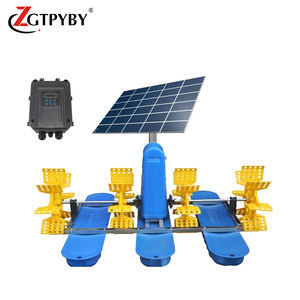 Aquaculture 2m Solar Paddle Wheel Aerator 20kg Solar Powered