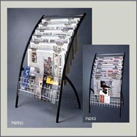 Quality Literature Rack (Newspaper Rack, Floor Standing) for sale