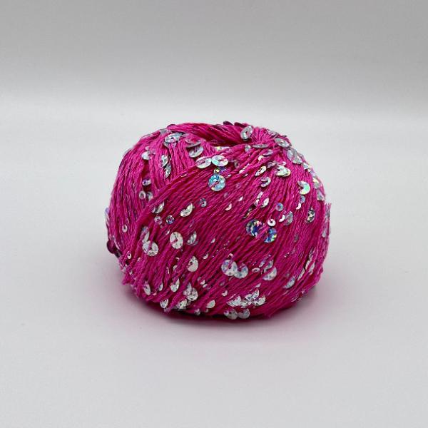 3mm 6mm Sequin Yarn For Hand Knitting