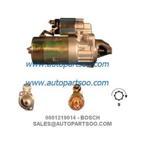 0001230006 0001230014 - BOSCH Starter Motor 12V 3KW 9T MOTORES DE ARRANQUE