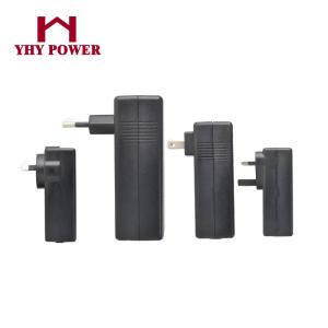 US EU AC Wall Mount Ac Dc Power Adapters With Impact Resistant Polycarbonate