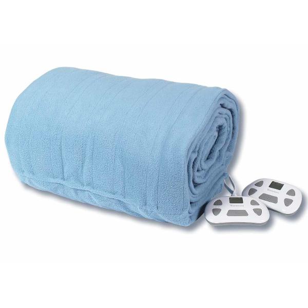 Buy Washable Polar Fleece Electric Heated Blanket Soft Timable Throw With Controller at wholesale prices