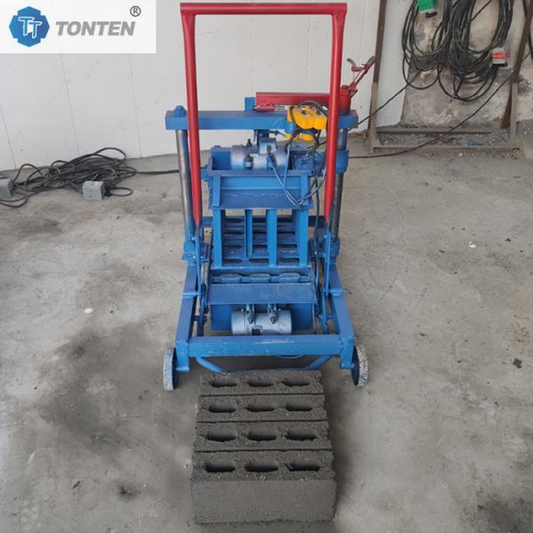 Buy Push Pull Small Brick Making Machine Movable Hollow Block Machine at wholesale prices